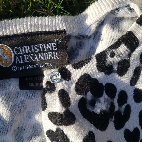 Y2k indie leopard print cardigan - Picture 2 of 3